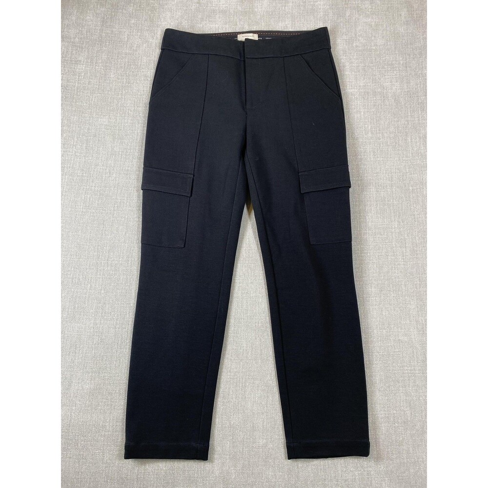 Anthropologie Pants Womens 6 Black The Essential Slim Stretch Cargo Twill Work